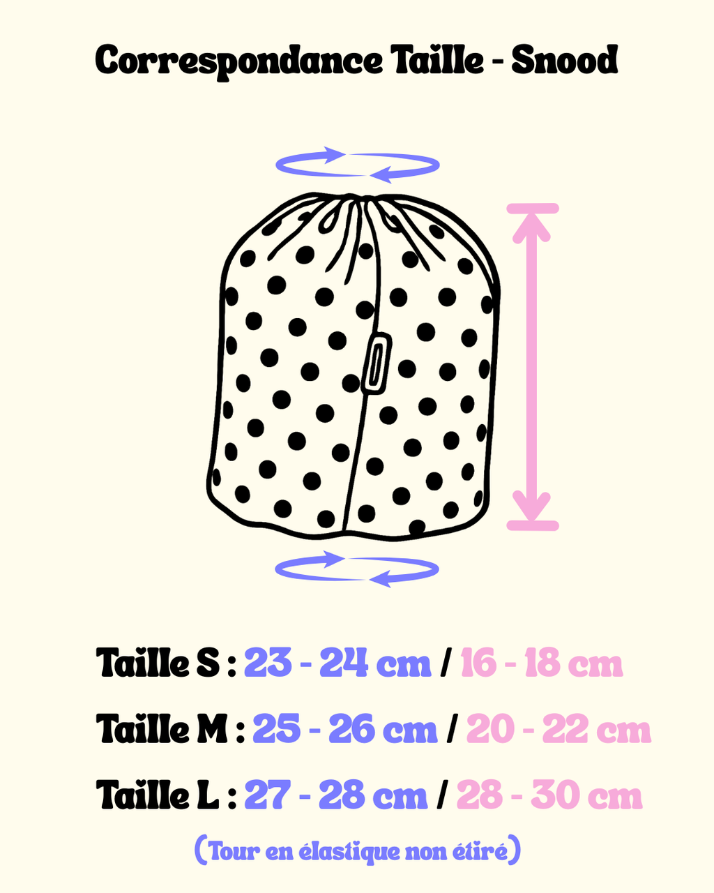 Snood - Pois Crème 💛
