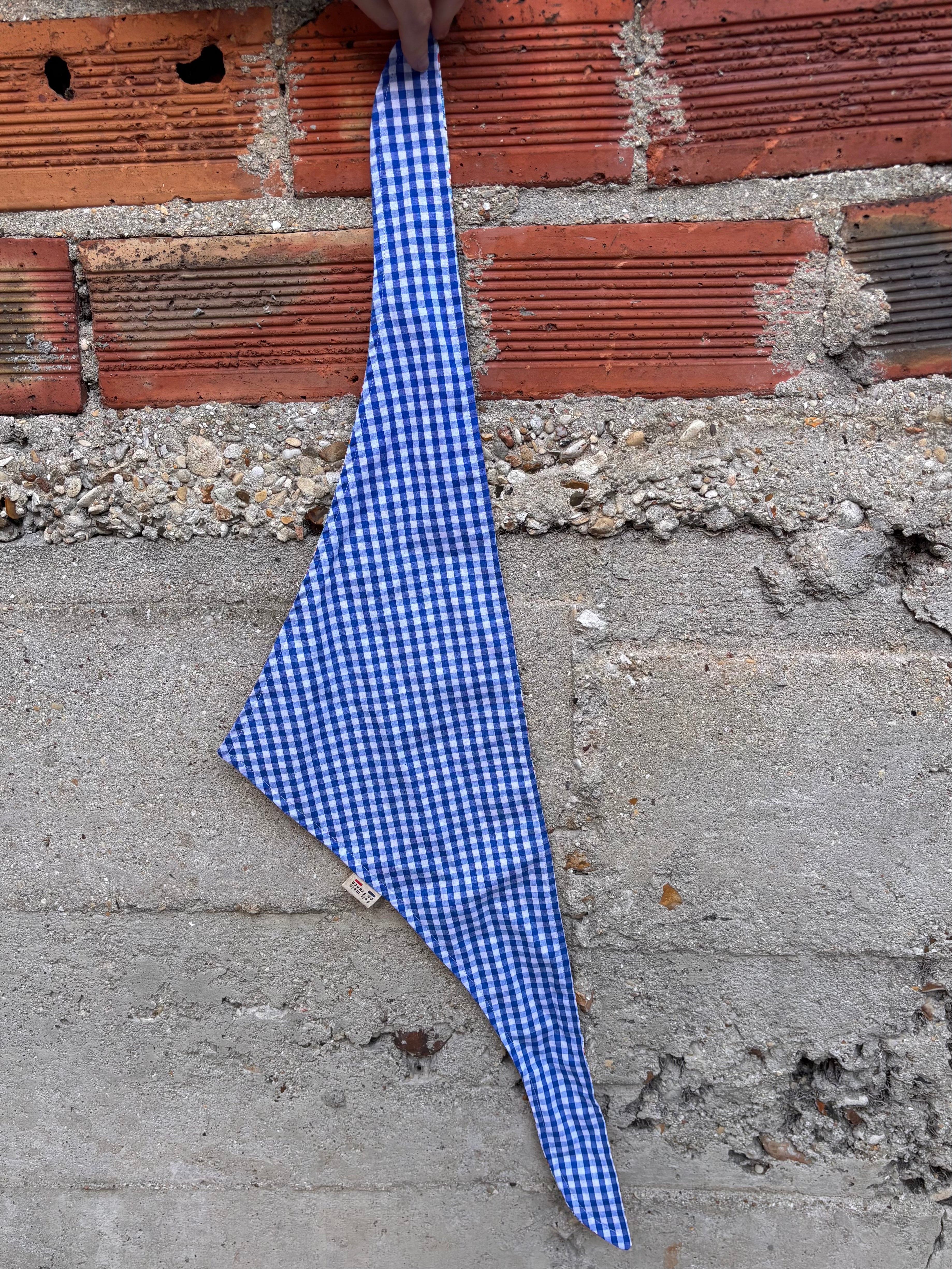 Bandana - Fleur Bohème / Vichy Bleu Marine 🌷💙