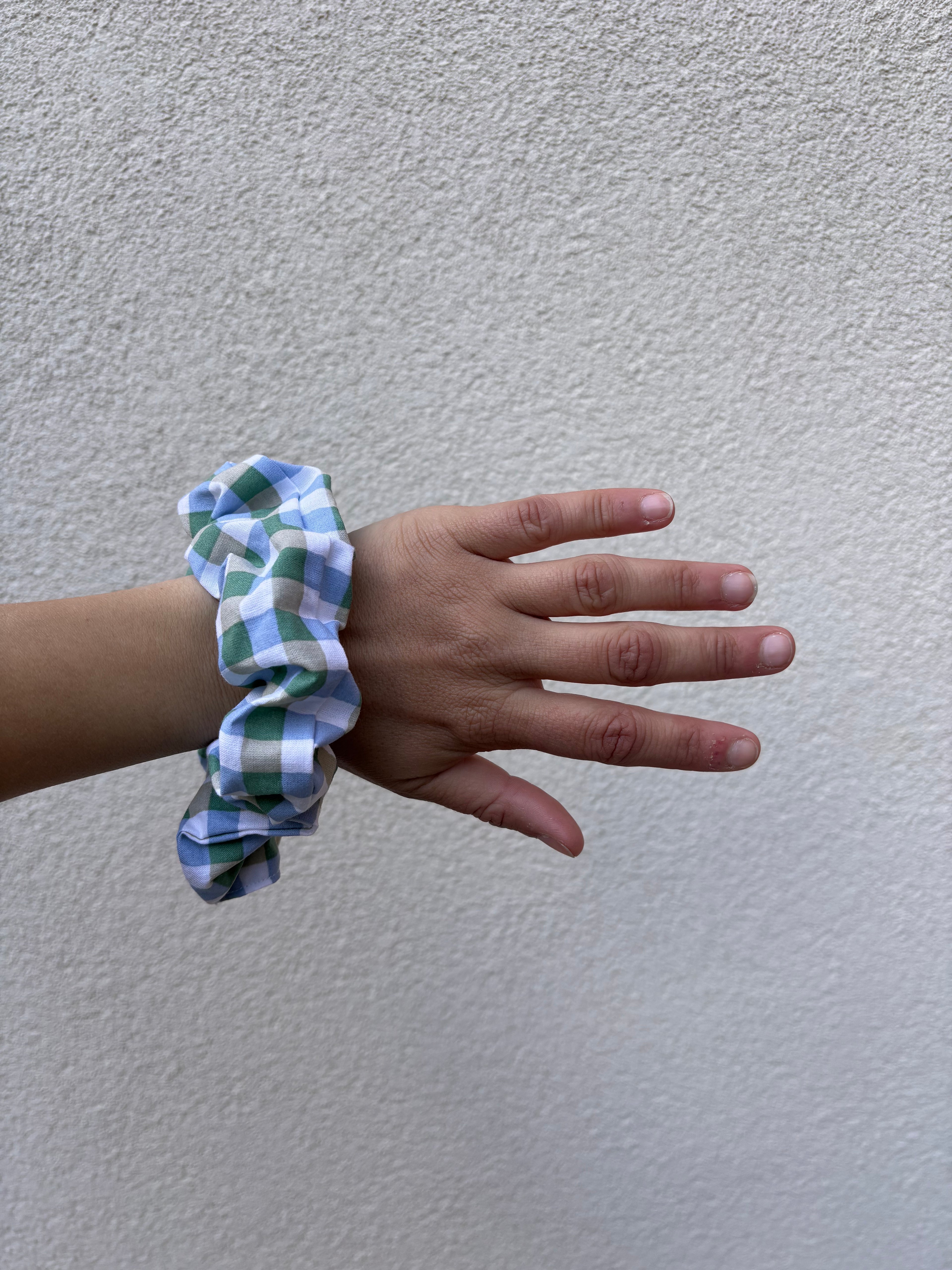 Chouchou - Carreaux Vert et Bleu 💚💙