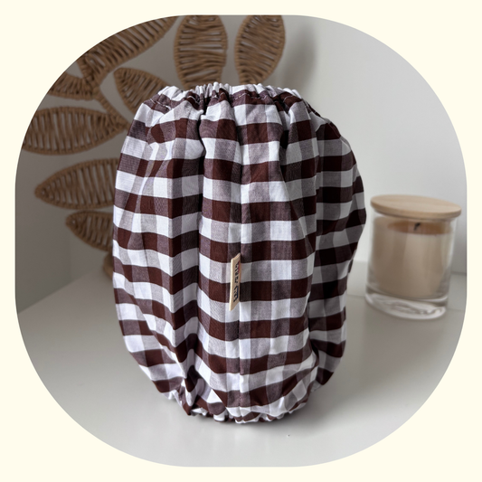 Snood - Vichy Marron 🤎