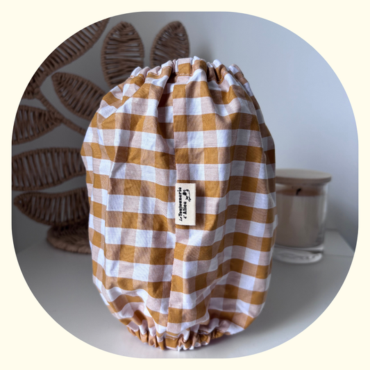 Snood - Vichy Moutarde💛