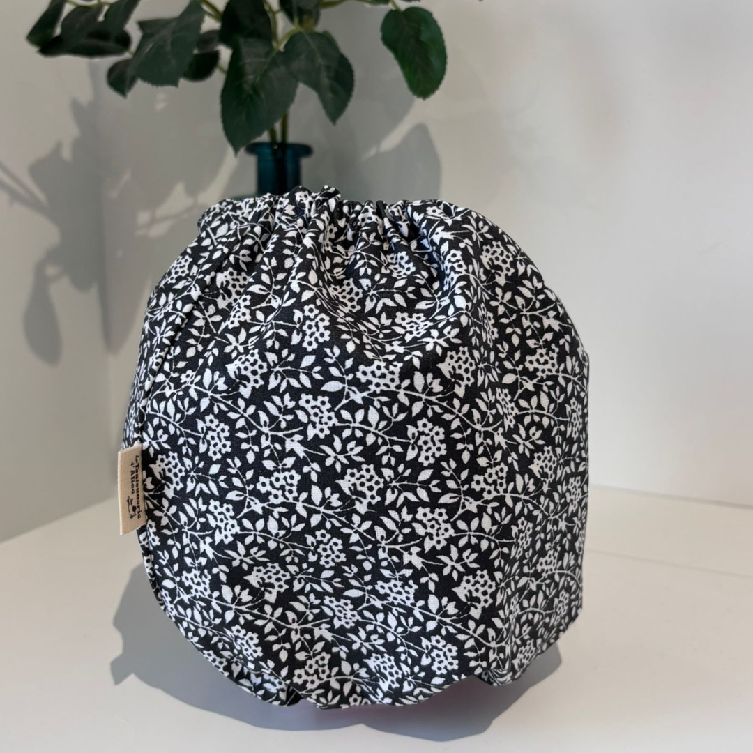 Snood imperméable - Liberty Noir et Blanc 🌼
